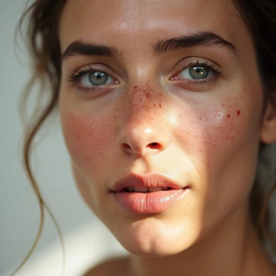 Skóra naczynkowa na twarzy – definicja, objawy i skuteczna pielęgnacja