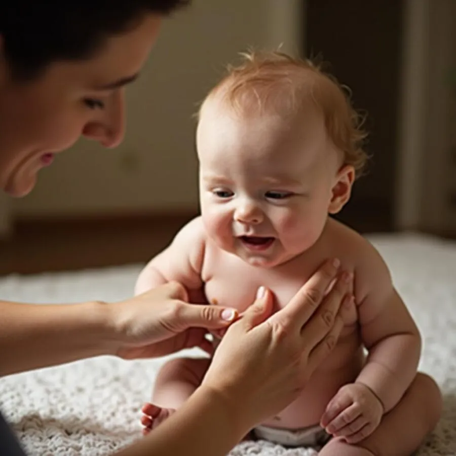 Sucha skóra na twarzy niemowlaka – przyczyny, objawy i pielęgnacja