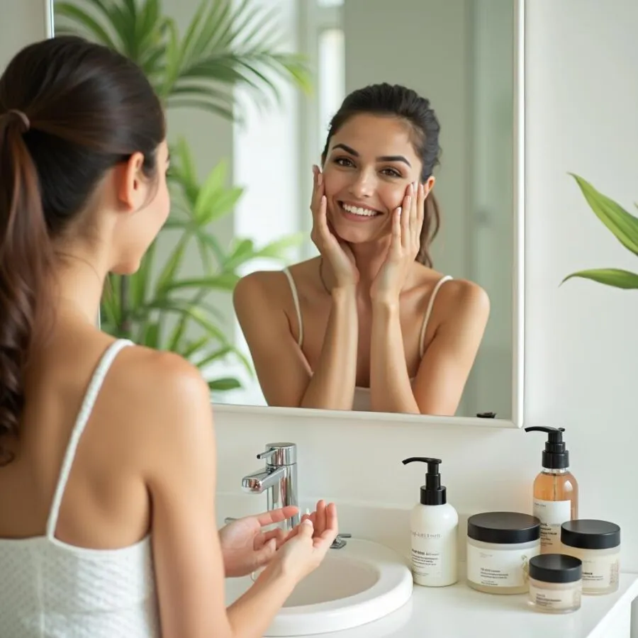 Jak dbać o skórę łojotokową twarzy? Najlepsze kosmetyki i praktyki pielęgnacyjne